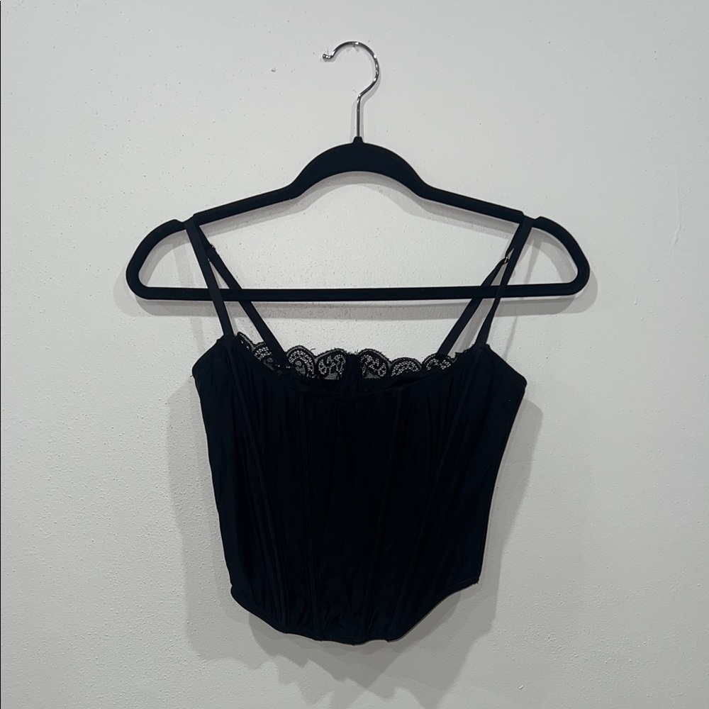 Black Lace UO Corset Top